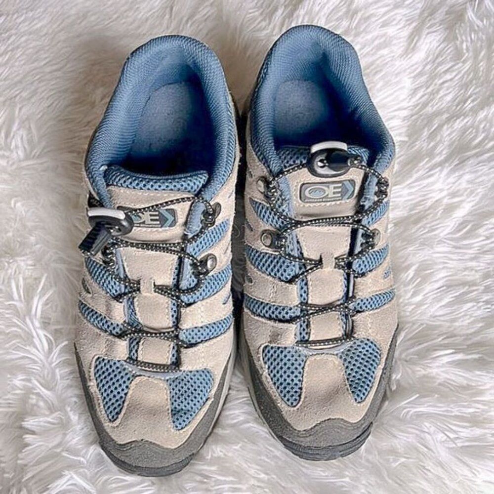 Outdoor Evolution Bungee Lace & Leather Hiking Shoes 7.5/8